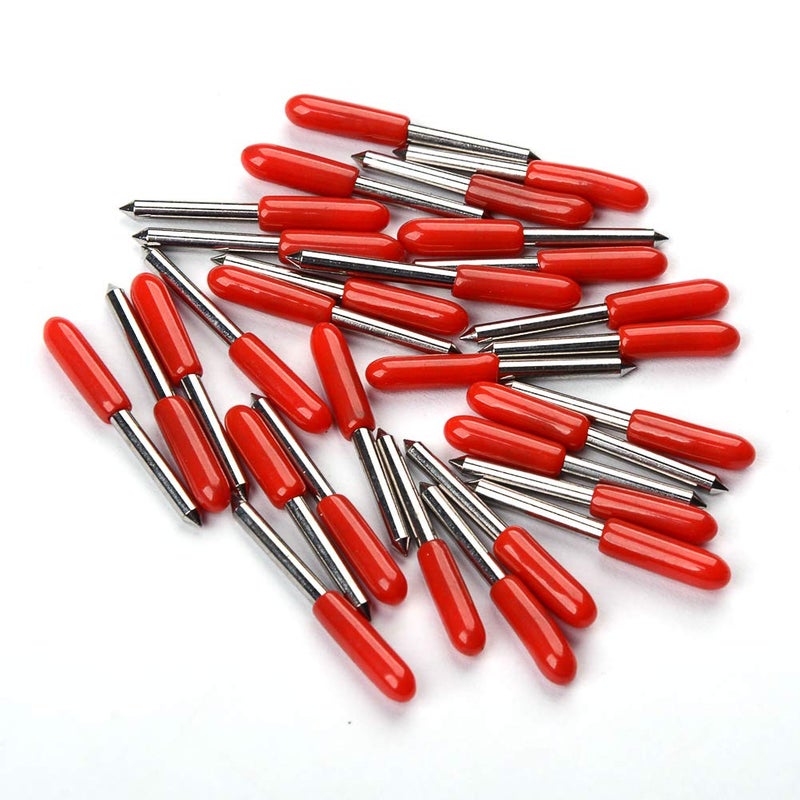 CJRSLRB 30Pcs Replacement Cutting Blades for Explore Air/Air 2/Air 3/Maker/Maker 3/Expression, 45 Degree Standard Fine Point Blade for Most Vinyl Fabric Cutting - Image 4